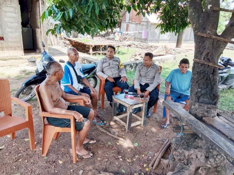 Kapolsek Rote Barat : Patroli Dan Sambang Untuk Memastikan Kenyamanan Masyarakat Jelang Paskah 2025