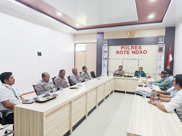 Coffee Morning Bersama FKUB Jelang Paskah 2025 DiWilayah Hukum Polres Rote Ndao