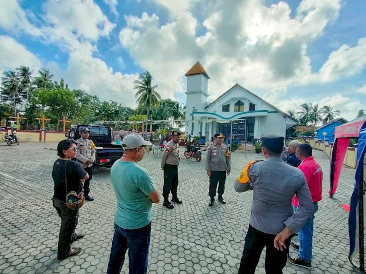 Pastikan Perayaan Paskah Aman, Kapolres Cek Langsung Venue Perayaan Paskah 2025