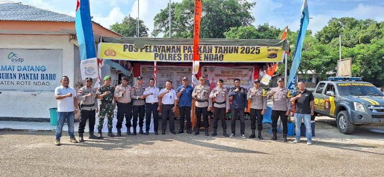 Pos Pengamanan Operasi Samana Santa Turangga 2025 Jamin Perayaan Paskah Di Kabupaten Rote Ndao