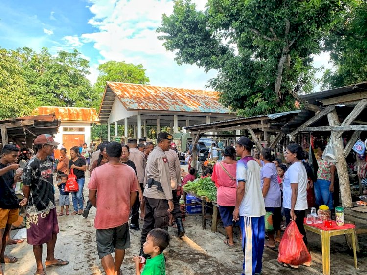 Polsek Rote Tengah Lakukan Pengamanan Kegiatan Masyarakat Menjelang Hari Raya Paskah 2025