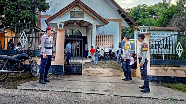 Ipda Dharma Salata : Tujuh Gereja Yang Melaksanakan Perayaan Paskah Berjalan Aman Dan Lancar