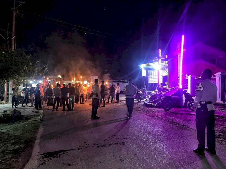Ipda Andri L Pah.,S.H : Seluruh Personel Kami Libatkan Dalam Pengamanan Kegiatan Ibadah Dan Perayaan Paskah