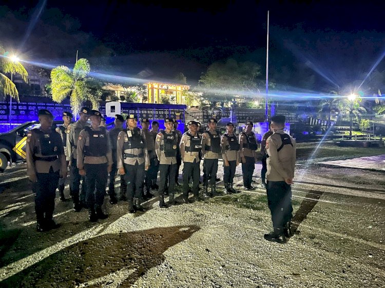 Patroli Presisi Sat Samapta Polres Rote Ndao Untuk Menjamin Kenyamanan Warga