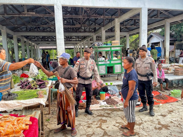 Kapolsek Rote Tengah : Polri Untuk Masyarakat, Jaga Kamtibmas Tetap Kondusif