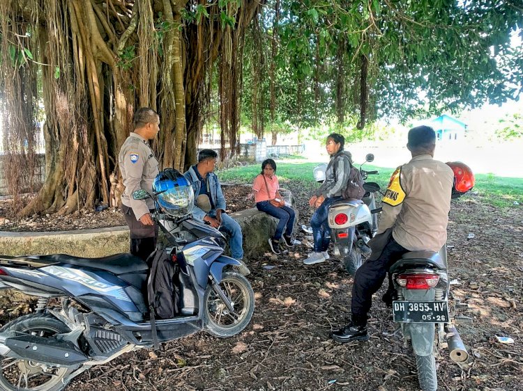 Kapolsek Rote Tengah : Patroli Dialogis, Upaya Polri Untuk Pemeliharaan Kamtibmas