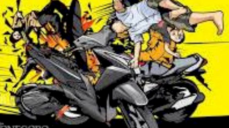 SPM Vixion Vs SPM Shogun , Laka Lantas Di Rote Timur Satu Korban Meninggal Dunia