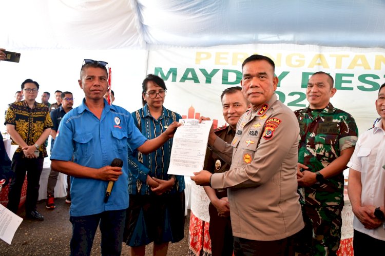 MayDay Fiesta 2025 di Polda NTT, Buruh Sampaikan Aspirasi Langsung ke Pemerintah dan Institusi Terkait