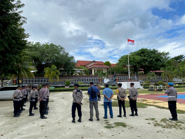 Polres Rote Ndao Siaga Penuh, Selama Peringatan Hari Buruh Internasional