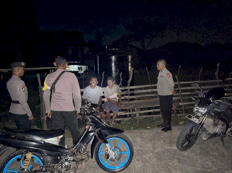 Kapolsek Rote Tengah : Patroli Pencegahan Premanisme Untuk Jaga Kamtibmas Dan Jamin Keamanan Masyarakat