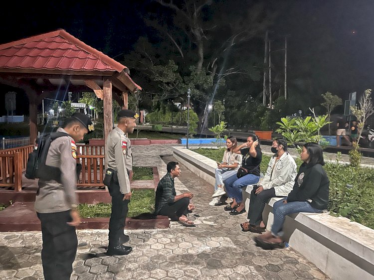 Patroli Presisi Satuan Samapta Polres Rote Ndao Untuk Cegah Aksi Premanisme