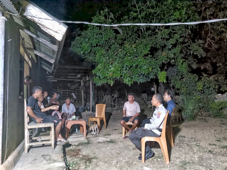 Patroli DIalogis Personel Polsek RBL Untuk Jalin Kemitraan Dengan Masyarakat Cegah Aksi Premanisme