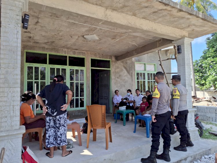 Patroli Preventif Polsek Rote Barat Untuk Jamin Keamanan Masyarakat Kecamatan Rote Barat