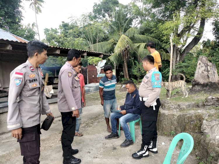 Operasi Pekat Turangga 2025, Polsek RBD Amankan Dua Puluh Liter Minuman Keras Lokal Jenis Sopi