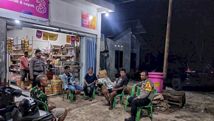 Kapolsek Rote Selatan : Patroli Malam Dan Edukasi Pembinaan Kamtibmas Tingkatkan Kenyaman Warga