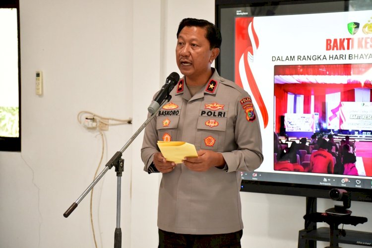 Humanis dan Dekat dengan Rakyat, Polda NTT Layani Kesehatan Ojek Online Jelang Hari Bhayangkara