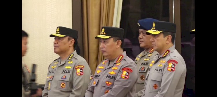 Kapolri Pimpin Upacara Pemuliaan Nilai Tribrata Jelang Hari Bhayangkara ke-79