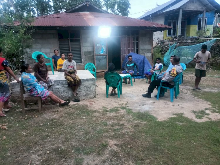 Bhabinkamtibmas Polsek Pantaibaru Lakukan Kegiatan Sambang, Upaya Untuk Jalin Kemitraan Dengan Warga Binaan