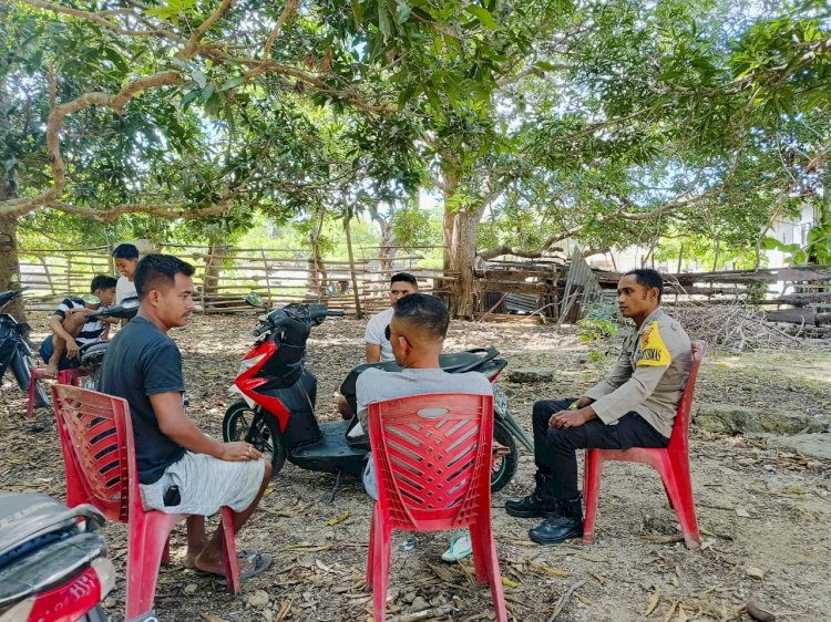 Kapolsek Rote Barat Laut : Kami Ingin Masyarakat Merasa Aman Dan Nyaman Karena Hadirnya Polri Ditengah Masyarakat
