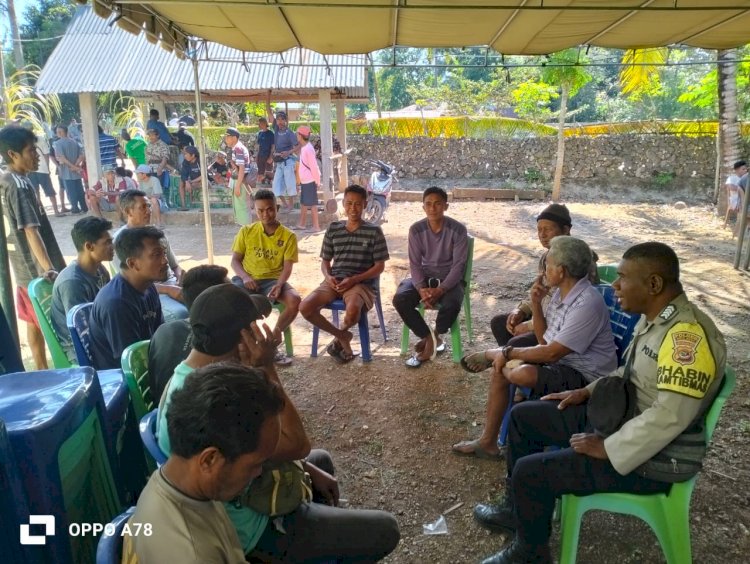 Kegiatan Patroli Dialogis Bhabinkamtibmas Dan Monitoring Kegiatan Warga Binaan