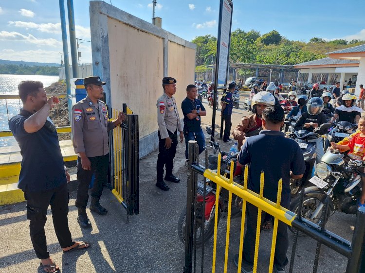 Iptu Parwata : Pengamanan Ketat Di Area Pelabuhan Untuk Jamin Keamanan Pengguna Jasa Pelayaran