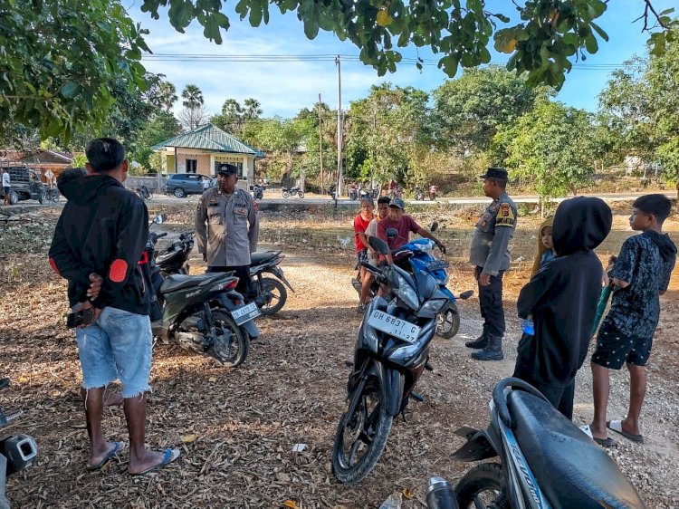 Patroli Dialogis Personel Polsek Rote Tengah Untuk Ciptakan Kamtibmas Tetap Kondusif