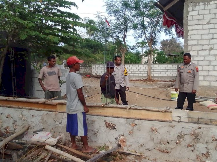 Kapolsek Rote Tengah : Wujud Polri Untuk Masyarakat, Personel Polsek Rote Tengah Lakukan K2YD