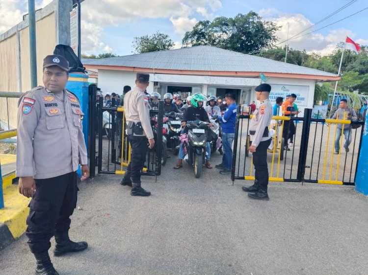 Kegiatan Pengamanan Pada Pelabuhan Pantaibaru Untuk Menjamin Keamanan Pengguna Jasa Transportasi Laut