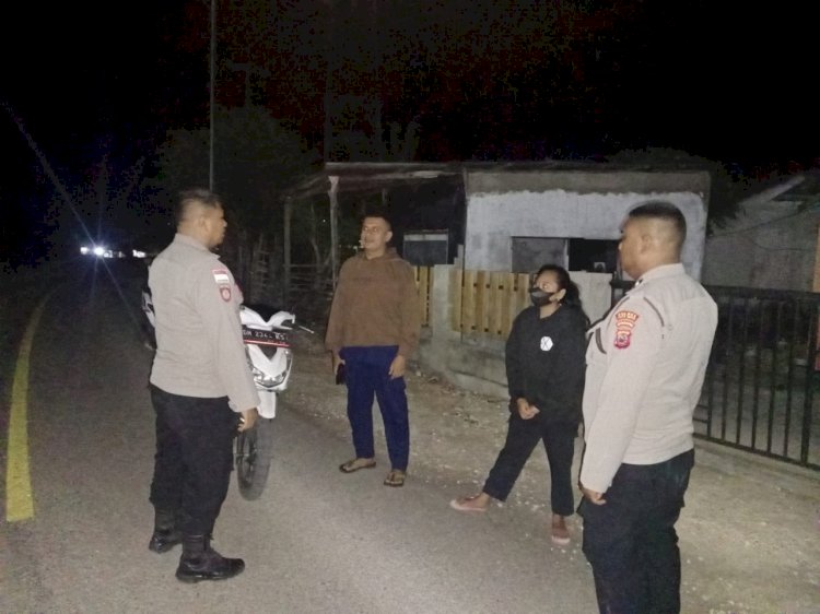 Patroli Preventif Personel Polsek Rote Timur Untuk Menjaga Kamtibmas