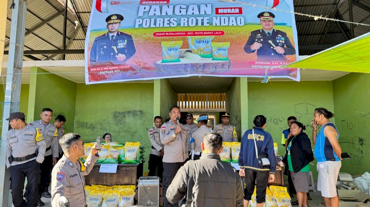 Program Gerakan Pangan Murah, Lebih Dari Satu Ton Beras Premium di Beli Dengan Harga Miring