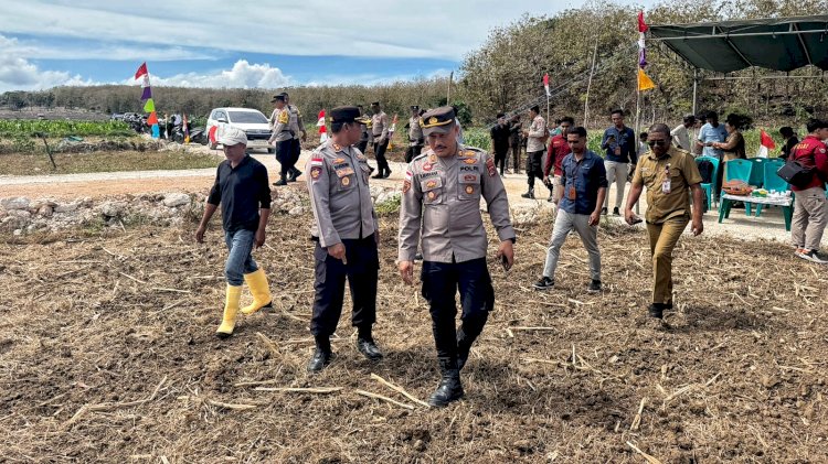 Polres Rote Ndao Siap Dukung Kebijakan Kapolda NTT Jadikan NTT Lumbung Jagung Nasional
