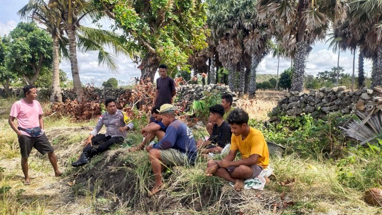 Kegiatan Preemtif Bhabinkamtibmas Polsek Lobalain Bersama Warga Binaan