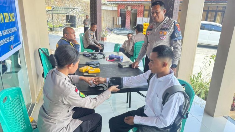 Bakti Kesehatan Jelang HUT Lalu Lintas ke-70, Bagi Masyarakat