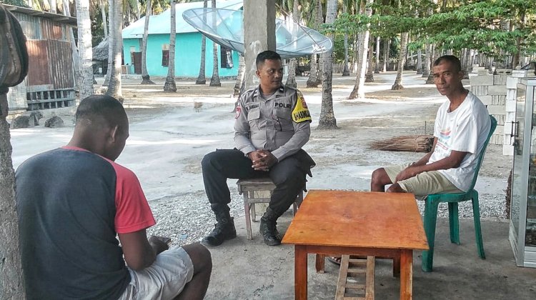 Kegiatan Sambang Bhabinkamtibmas Desa Sedeoen Bersama Warga Binaan