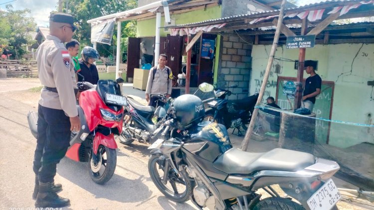 Patroli Dialogis Polsek Rote Tengah Untuk Pantau Aktifitas Masyarakat