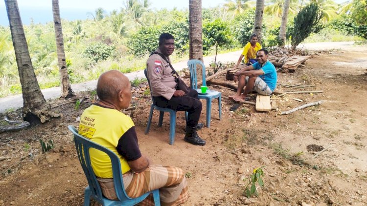 Kegiatan Preemtif Bhabinkamtibmas Polsek Rote Selatan Bersama Warga Binaan