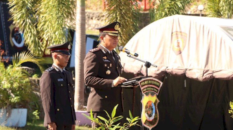 Polres Rote Ndao Gelar Upacara Memperingati Hari Kesaktian Pancasila