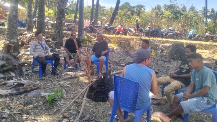 Polsek Rote Barat Daya Tingkatkan Patroli DIalogis, Pastikan Kenyamanan Masyarakat