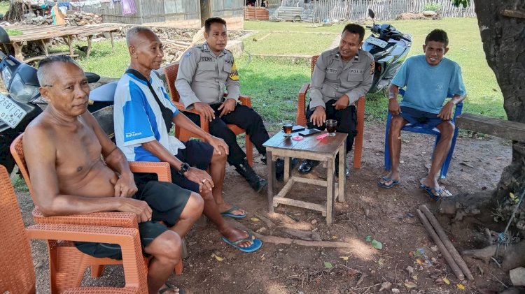 Kegiatan Preventif Personel Polsek Rote Barat Untuk Jaga Kamtibmas Tetap Kondusif