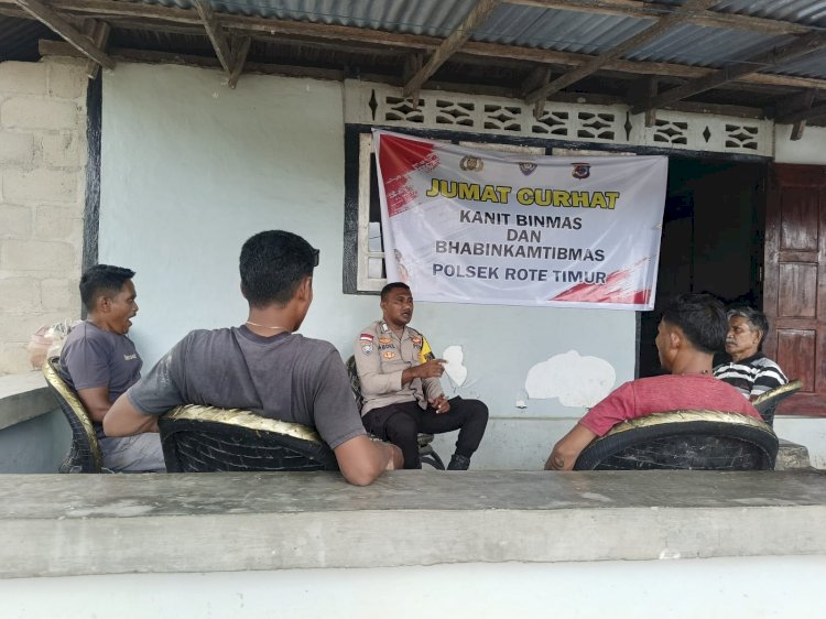 Jumat Curhat Bhabinkamtibmas di Desa Lifuleo Tingkatkan Sinergitas Dengan Warga