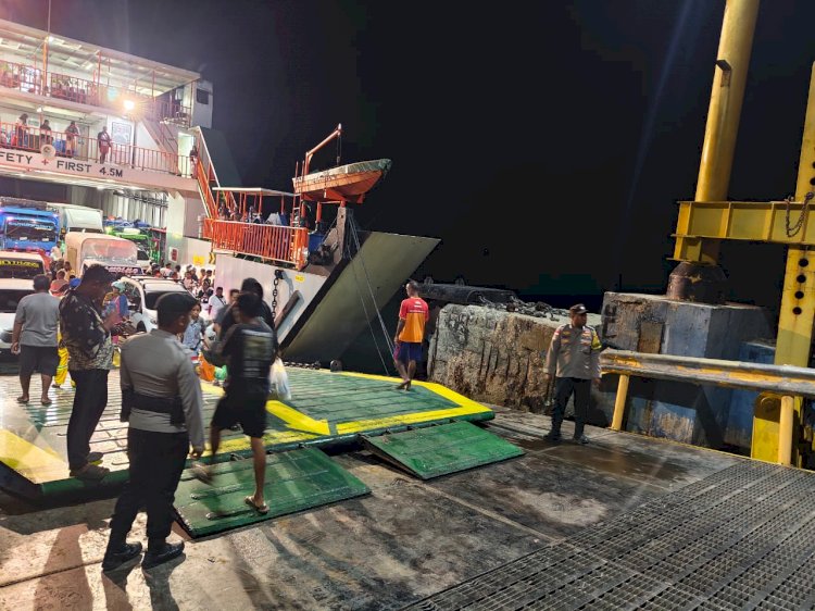 Pengamanan Pada Pelabuhan Pantaibaru, Wujud Polri Untuk Masyarakat