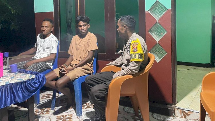 Patroli Dialogis dan Sambang Bhabinkamtibmas Polsek RBL Upaya Untuk Jaga Kamtibmas Kondusif