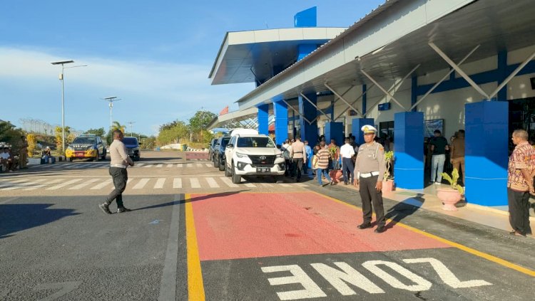Kunjungan Uskup Agung Kupang di Rote Ndao, Polres Rote Ndao Pastikan Pengamanan dan Pengawalan
