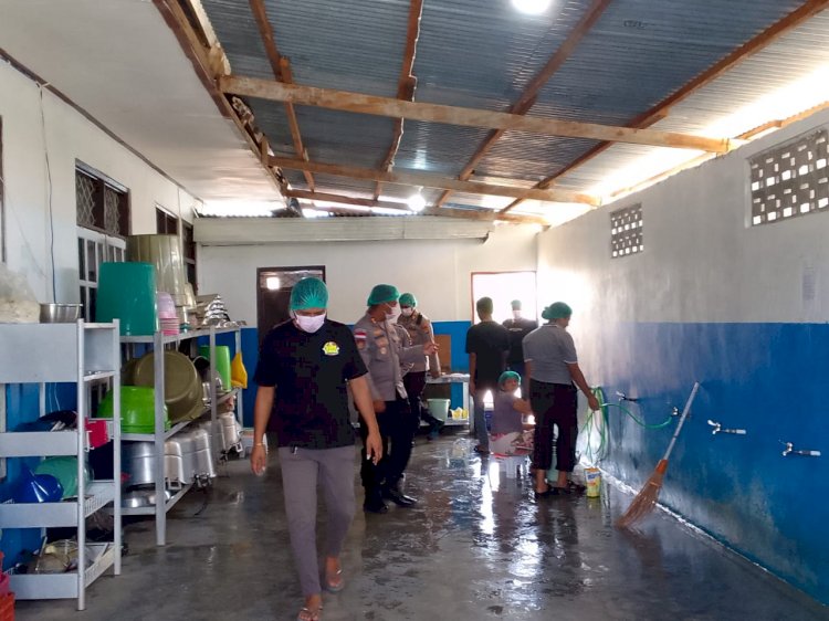 Kapolres Rote Ndao Monitoring Dapur MBG Kecamatan Lobalain