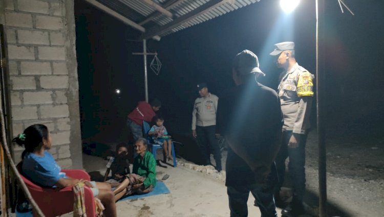 Patroli Malam Polsek Rote Tengah Jaga Keamanan Masyarakat