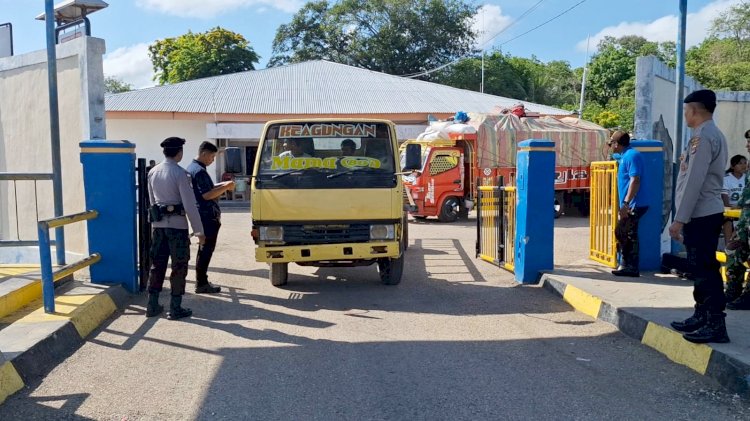 Polsek Pantaibaru Tingkatkan Pengawasan di Pelabuhan Pantaibaru Jaga Kamtibmas Aman Kondusif