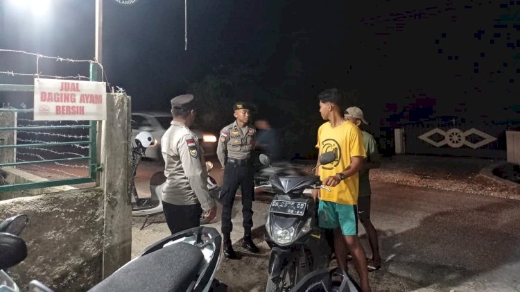 Ipda Andri Pah : K2YD Polsek Rote Barat Laut, Langkah Preventif Gangguan Kamtibmas
