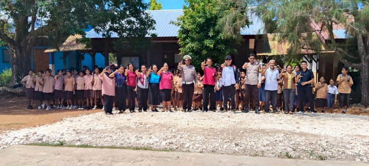 Police Goes To School,Upaya Sat Lantas Polres Rote Ndao Tekan Lakalantas