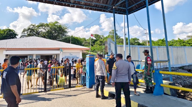 Polsek Pantaibaru  Tingkatkan Pengamanan Pastikan Pelayanan Kamtibmas Terbaik  Bagi Masyarakat