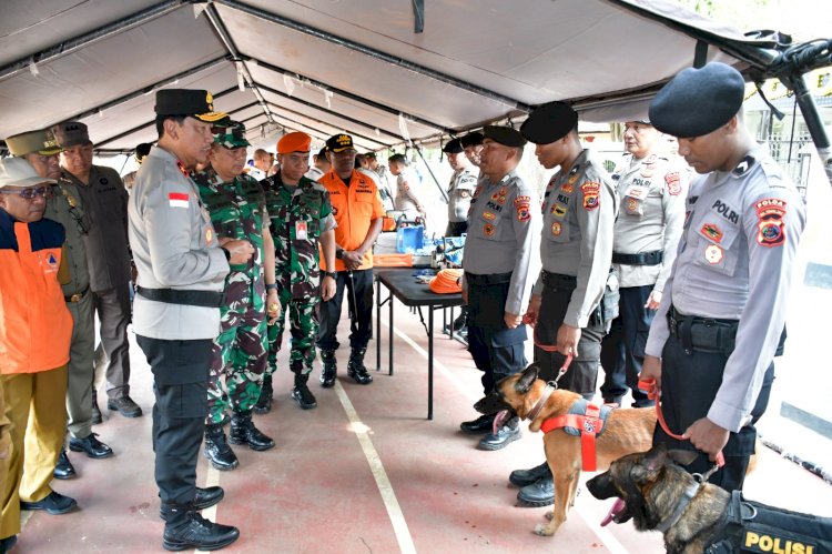 Wakapolda NTT Cek Kesiapan Personel dan Peralatan Hadapi Potensi Bencana Hidrometeorologi